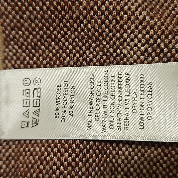 Tahari Plaid Overlay Sweater - Picture 8 of 10